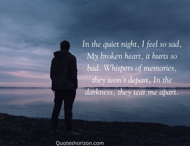 Tearful Night - Poetry of Grief in english. Sad poetry.