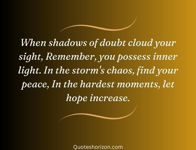 Doubtful Shadows - Inspirational Poetry.
