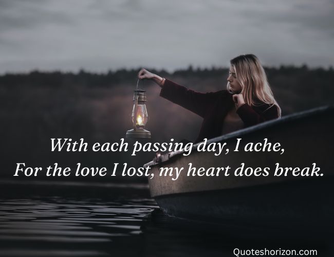 Aching Heart - Love Poetry in english.